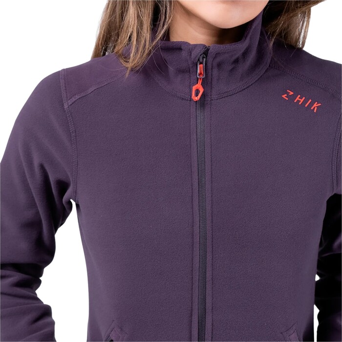 2024 Zhik Frauen Polartec Zip Fleece JKT-0032W - Amethyst